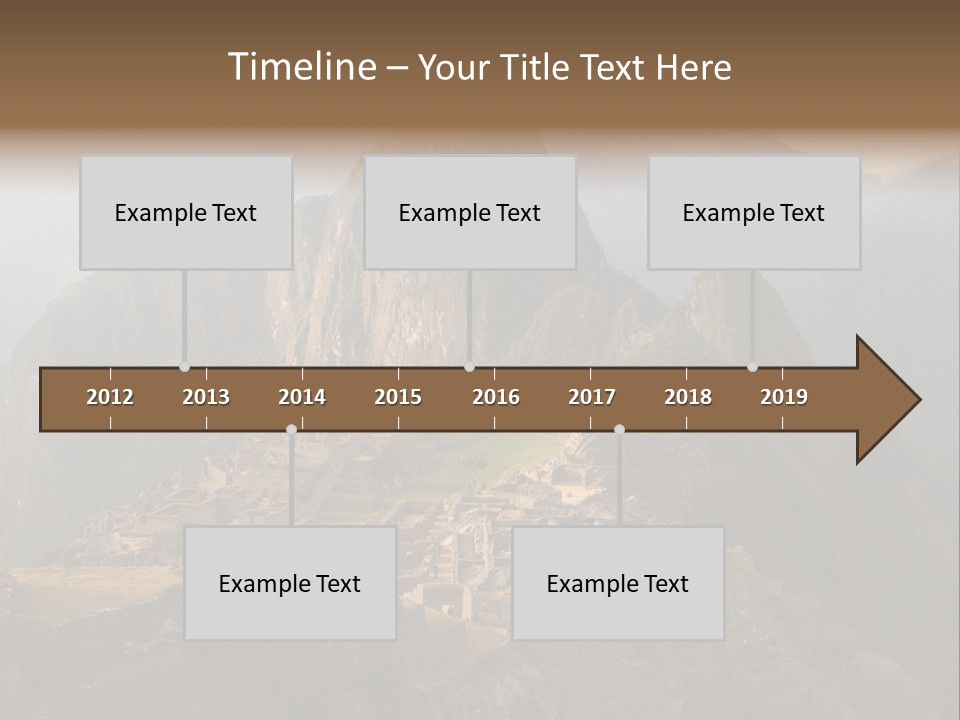 Landmark Walls Rock PowerPoint Template