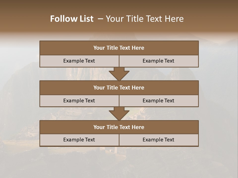 Landmark Walls Rock PowerPoint Template