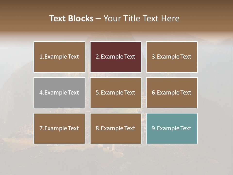 Landmark Walls Rock PowerPoint Template