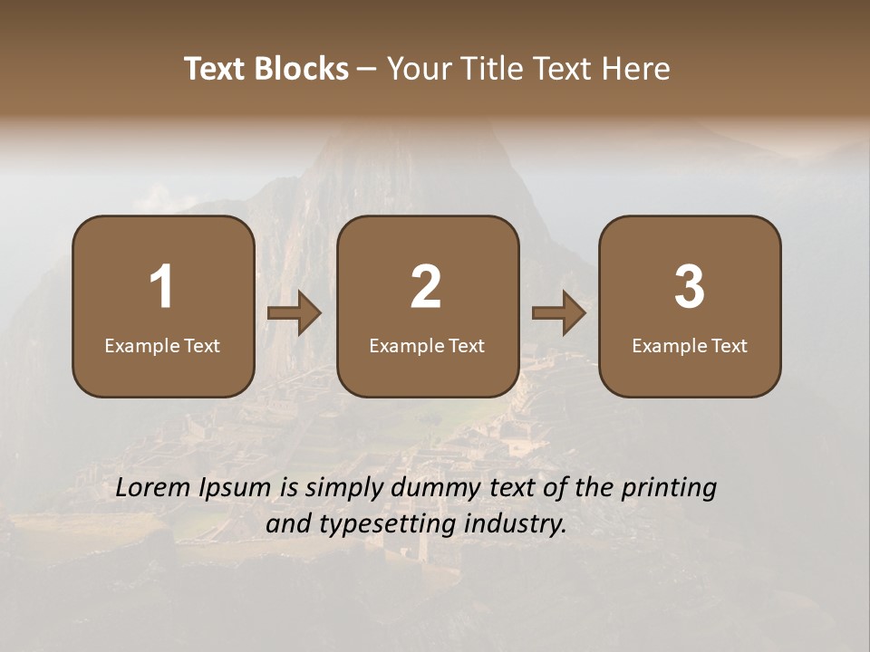 Landmark Walls Rock PowerPoint Template