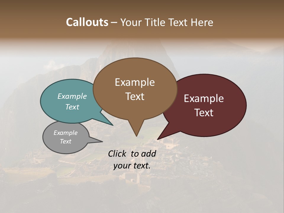 Landmark Walls Rock PowerPoint Template