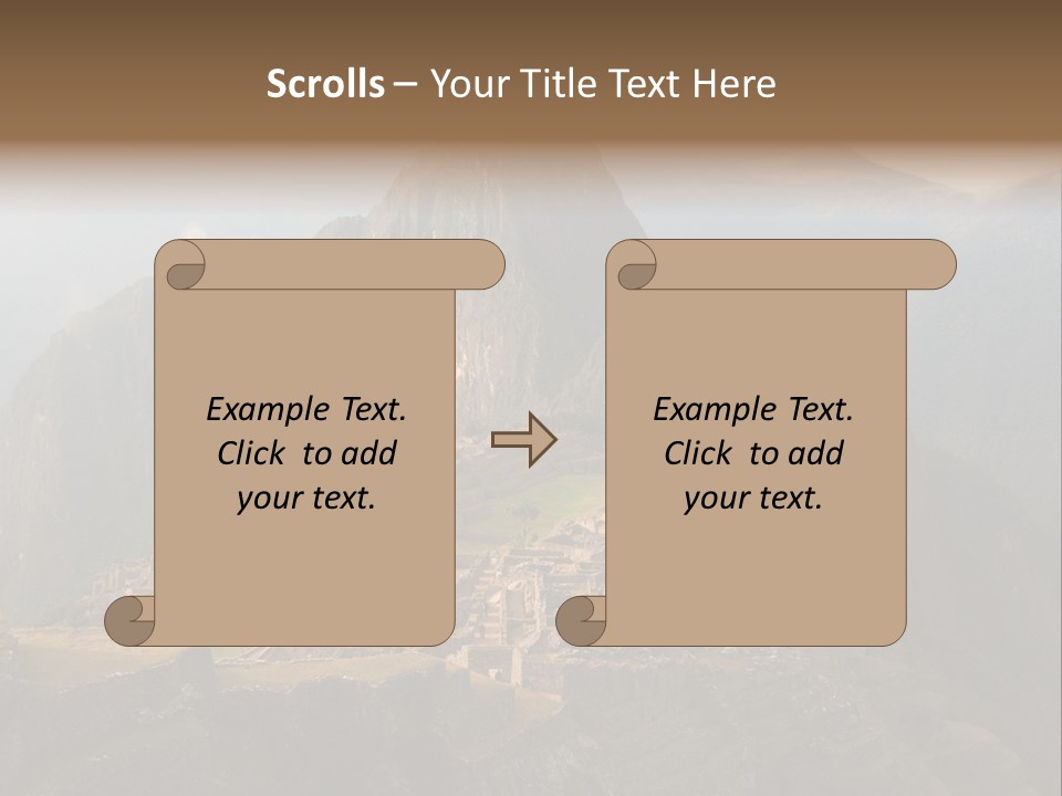 Landmark Walls Rock PowerPoint Template