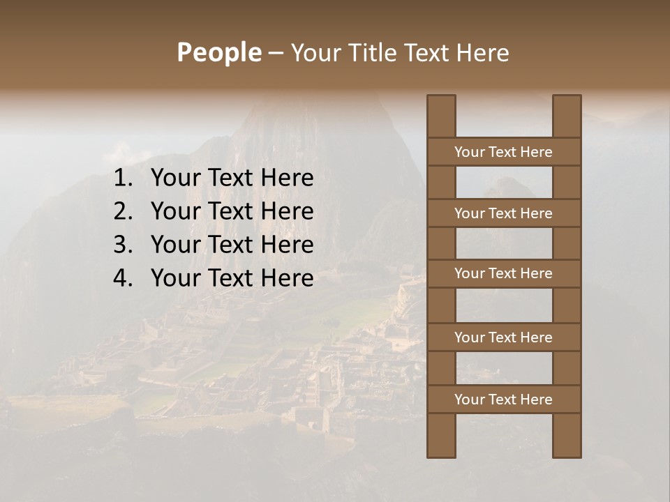 Landmark Walls Rock PowerPoint Template