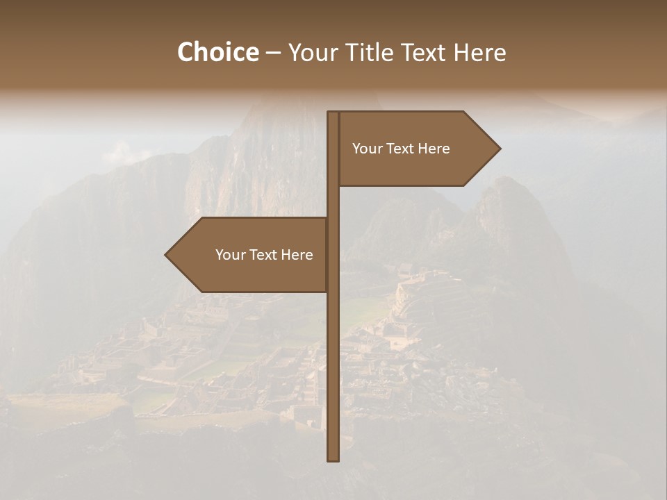 Landmark Walls Rock PowerPoint Template