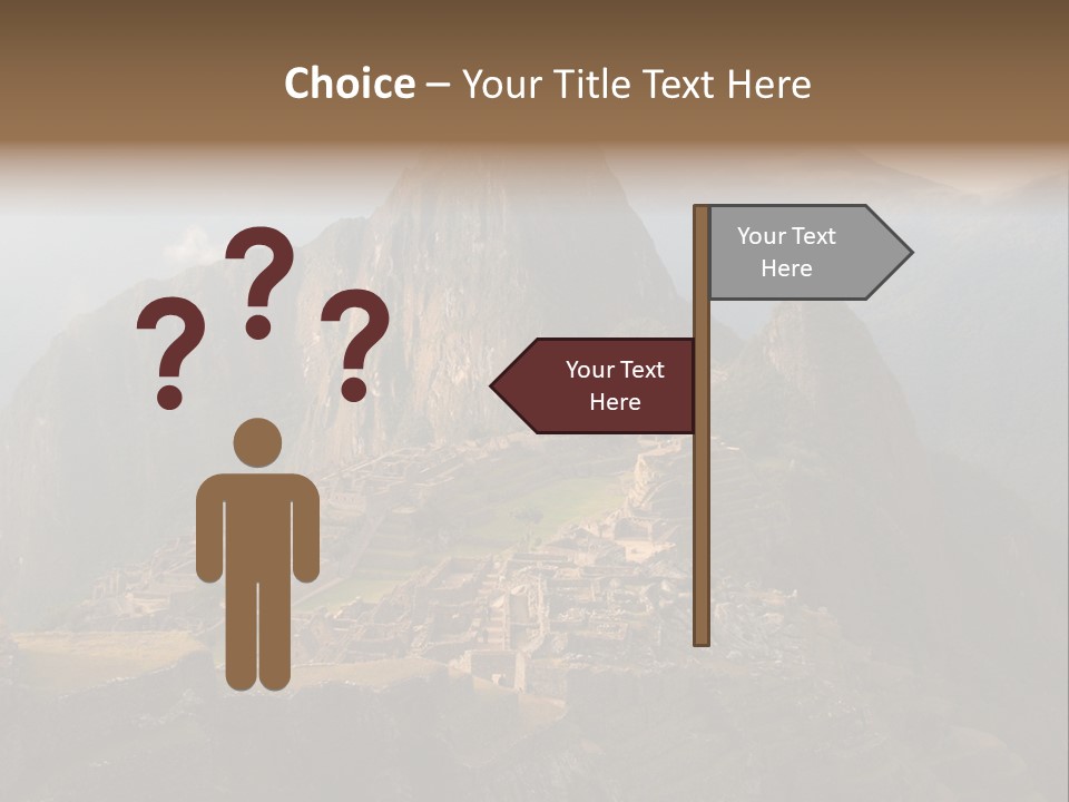 Landmark Walls Rock PowerPoint Template