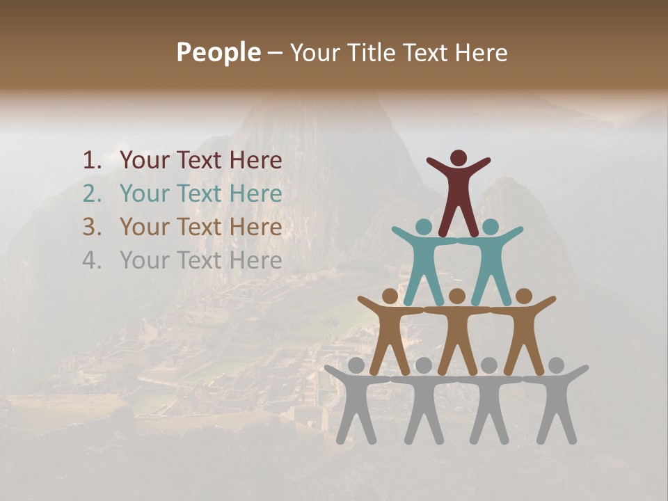 Landmark Walls Rock PowerPoint Template