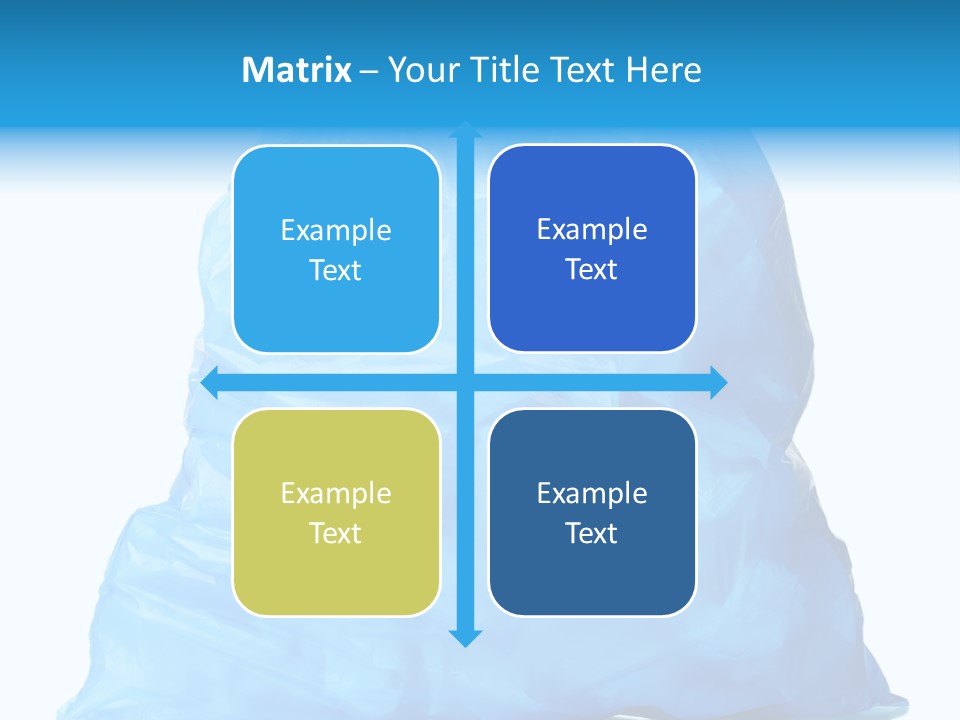 Trashbags Bin Junk PowerPoint Template