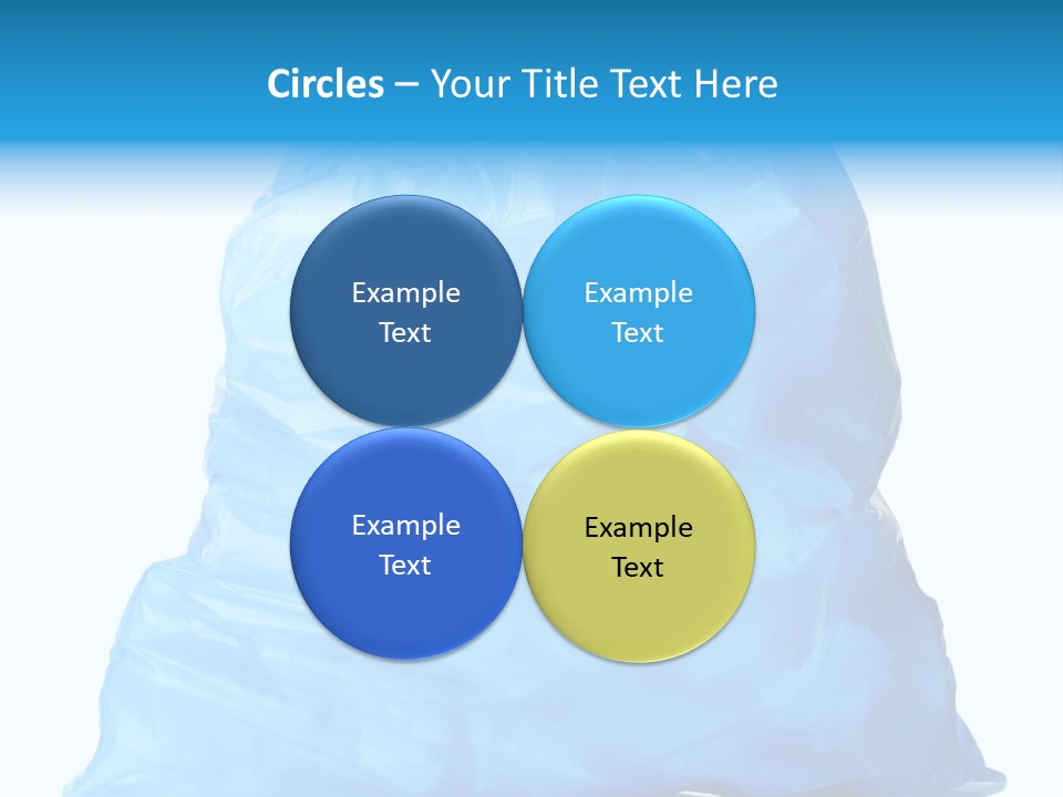 Trashbags Bin Junk PowerPoint Template