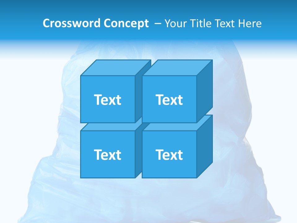 Trashbags Bin Junk PowerPoint Template