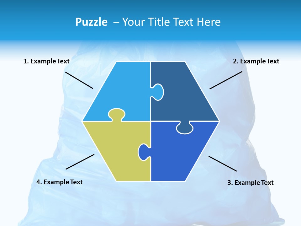 Trashbags Bin Junk PowerPoint Template