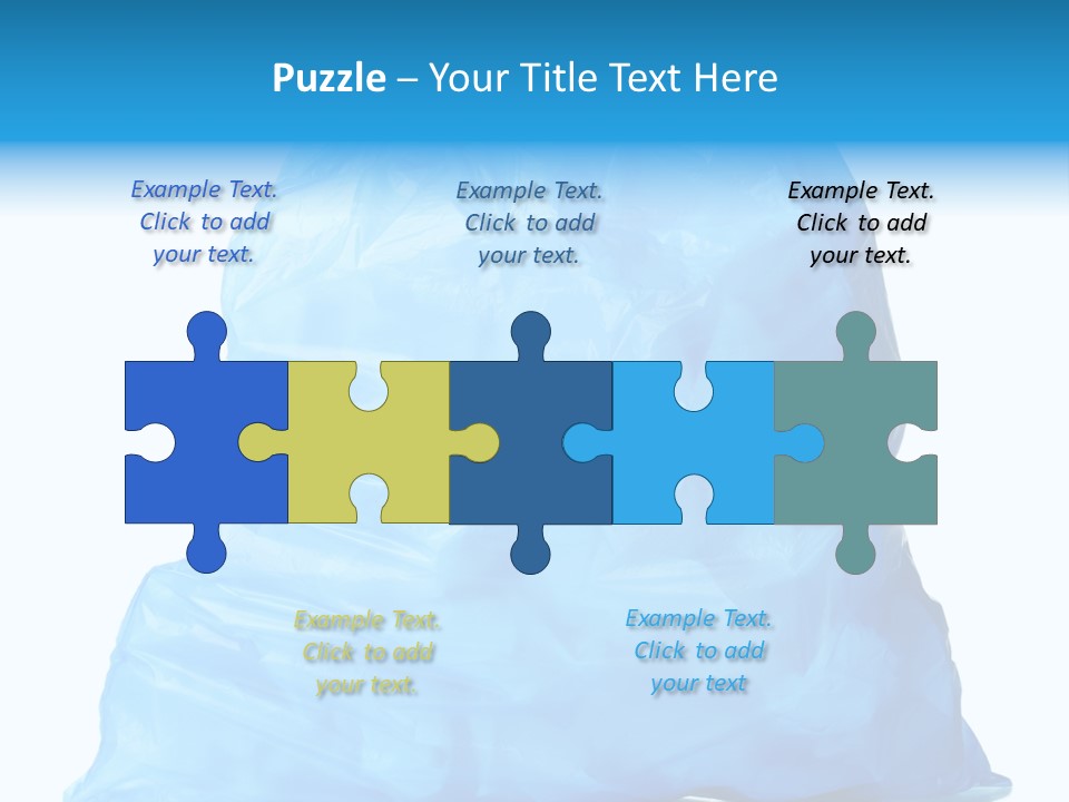 Trashbags Bin Junk PowerPoint Template