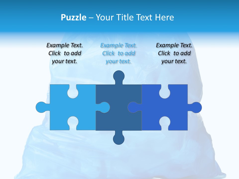 Trashbags Bin Junk PowerPoint Template