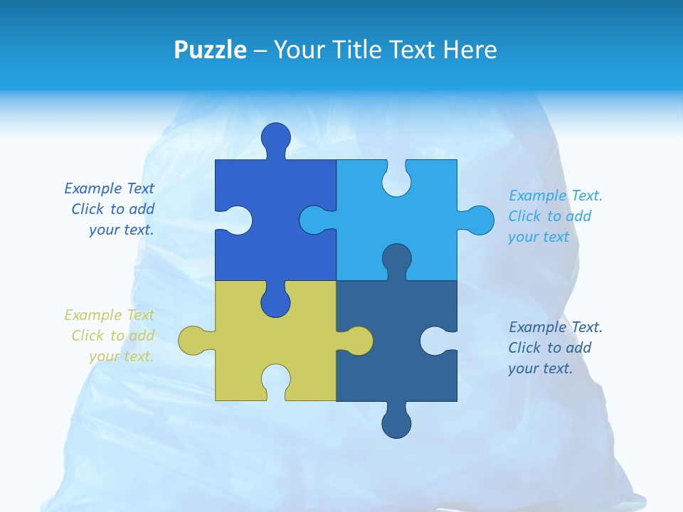 Trashbags Bin Junk PowerPoint Template