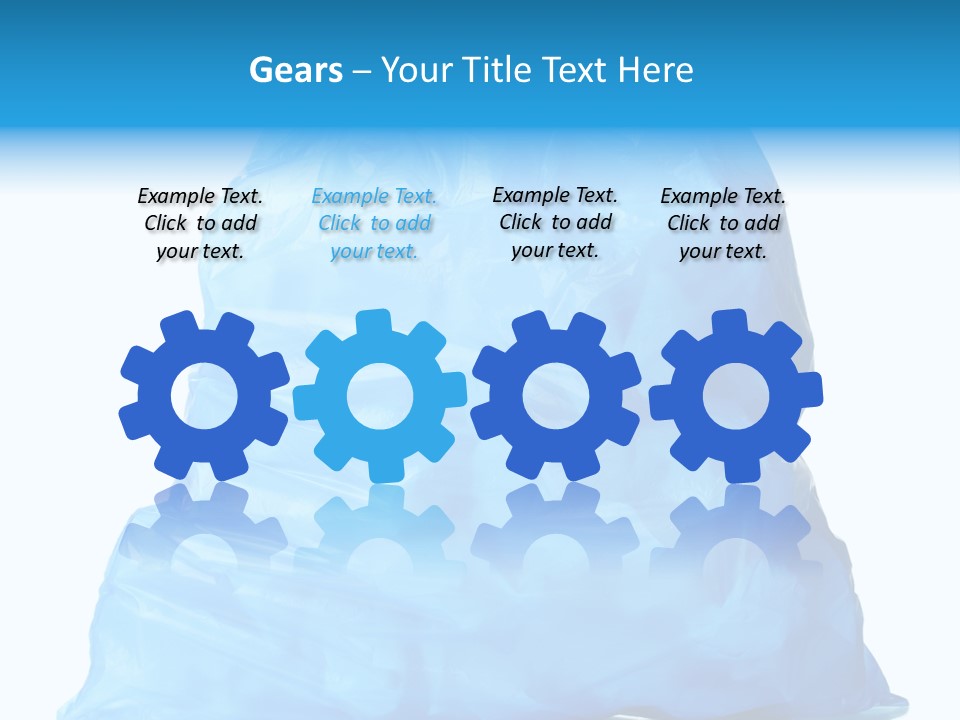 Trashbags Bin Junk PowerPoint Template