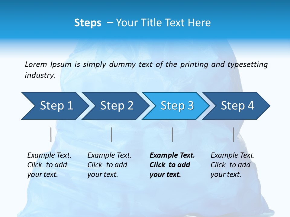 Trashbags Bin Junk PowerPoint Template