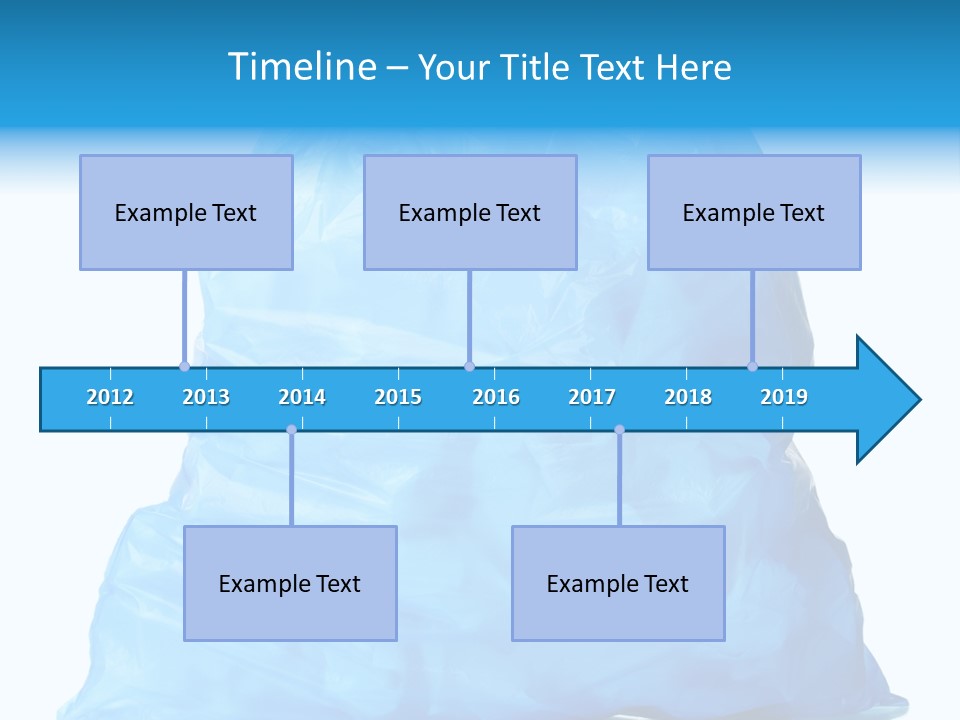 Trashbags Bin Junk PowerPoint Template