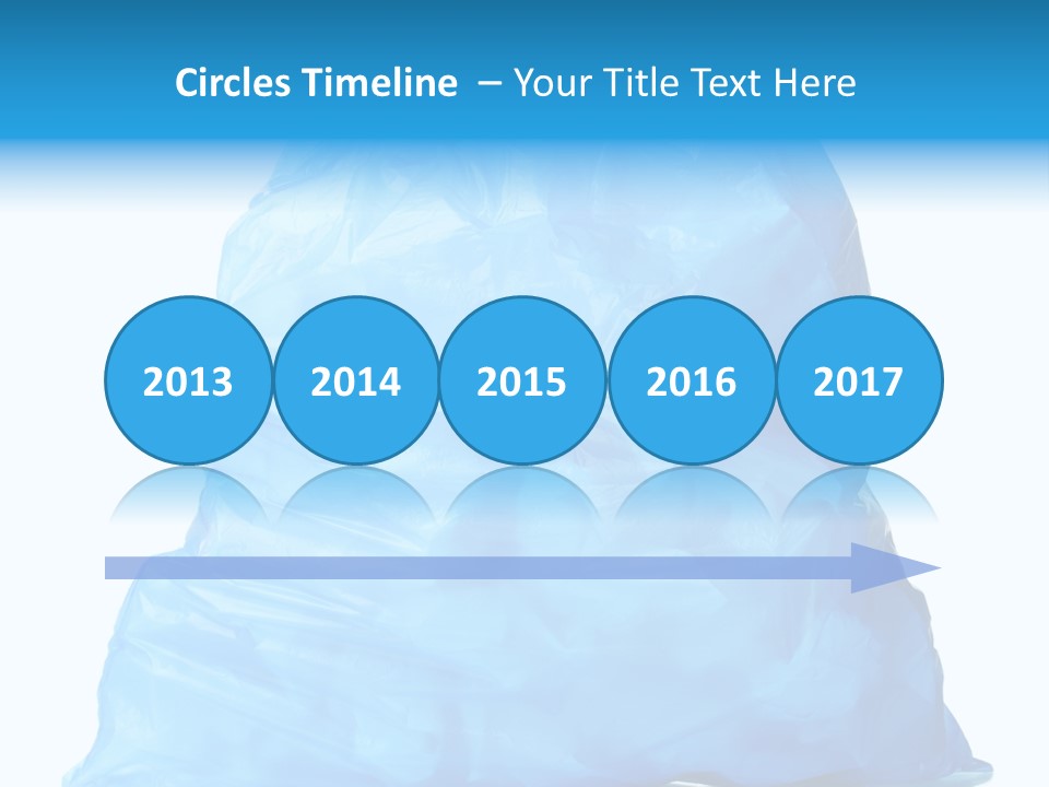 Trashbags Bin Junk PowerPoint Template