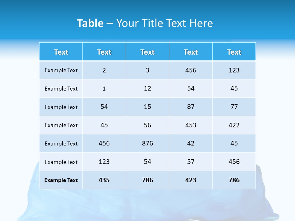 Trashbags Bin Junk PowerPoint Template