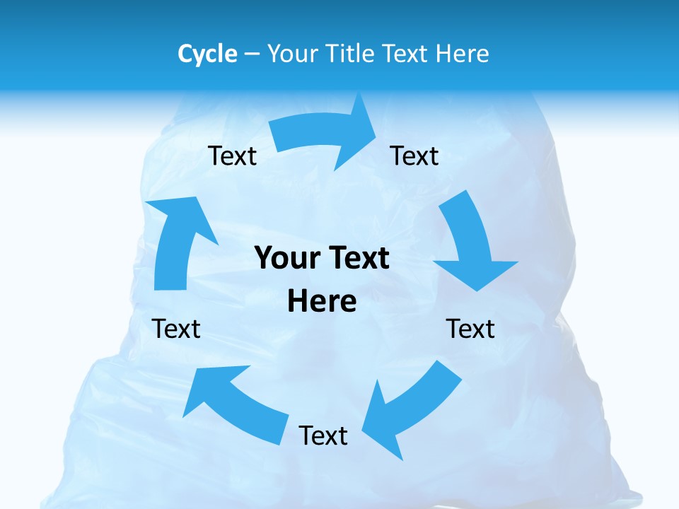 Trashbags Bin Junk PowerPoint Template