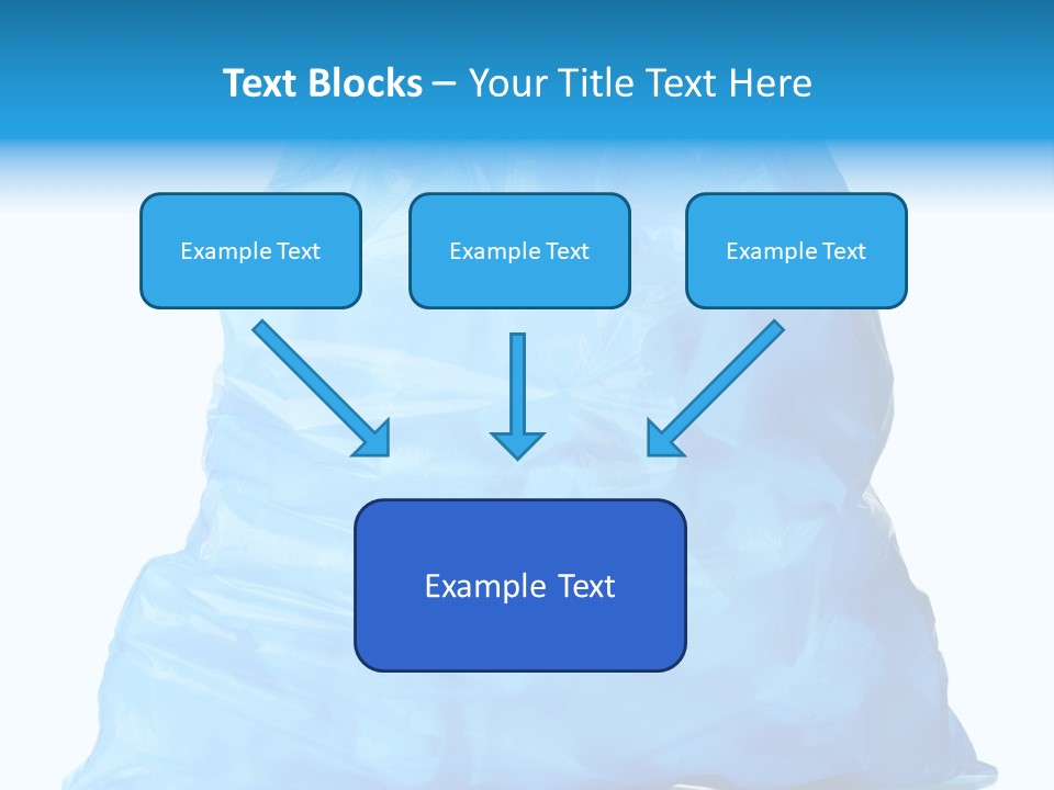 Trashbags Bin Junk PowerPoint Template