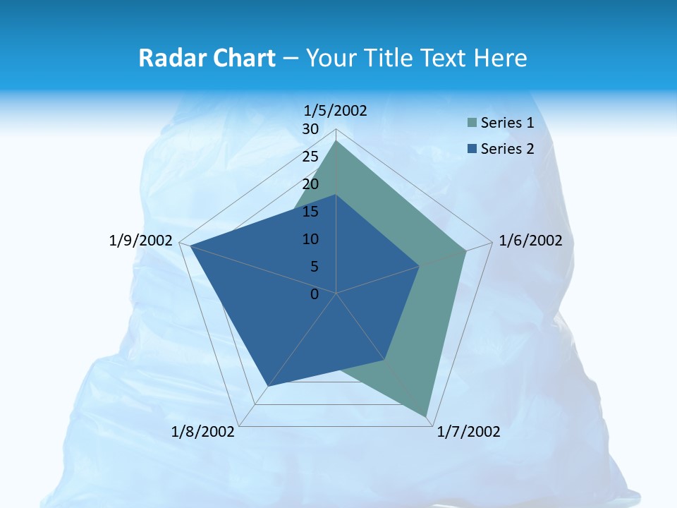 Trashbags Bin Junk PowerPoint Template