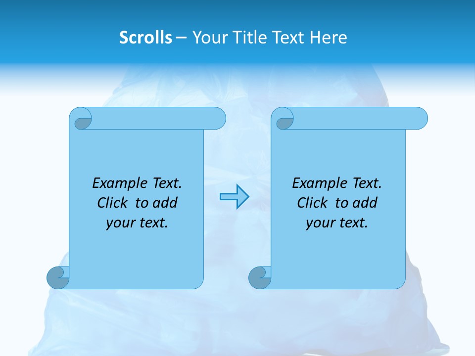 Trashbags Bin Junk PowerPoint Template