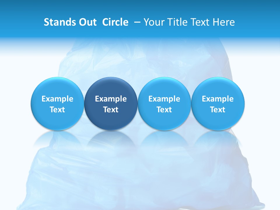 Trashbags Bin Junk PowerPoint Template