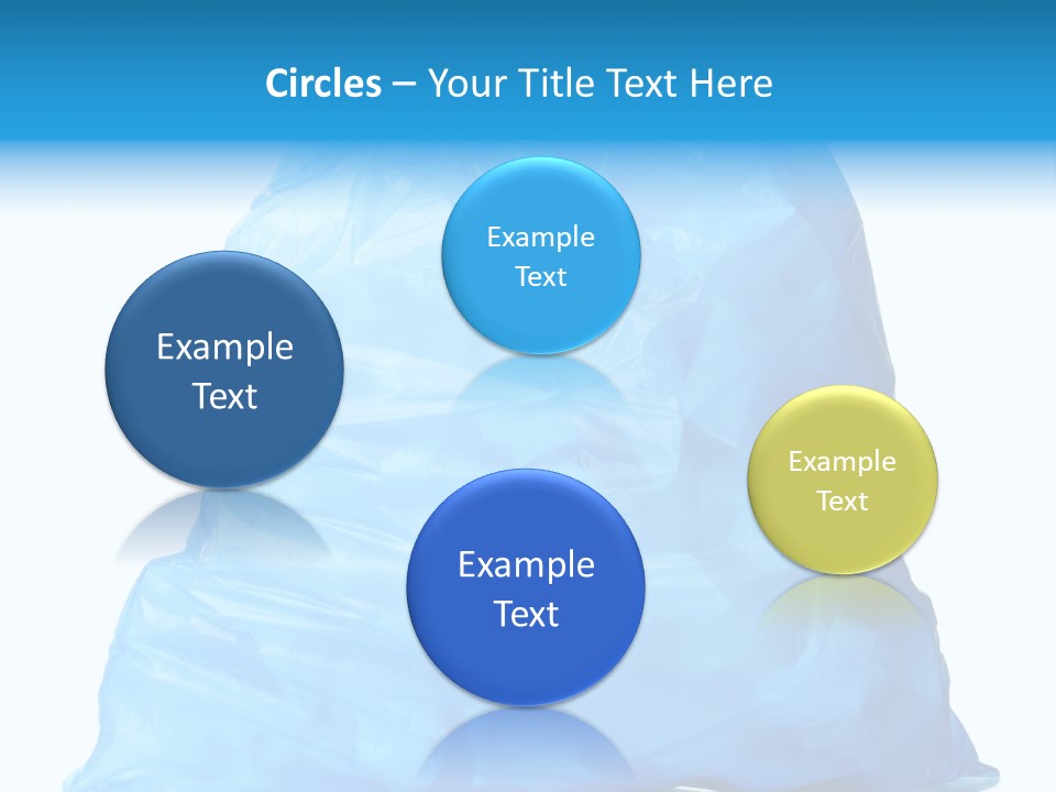 Trashbags Bin Junk PowerPoint Template