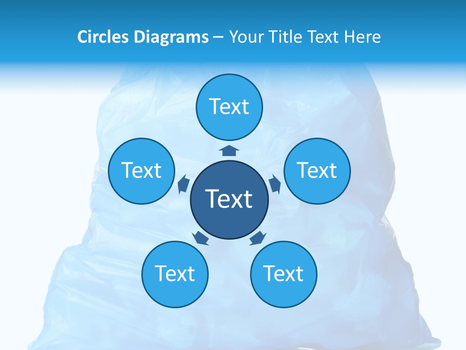 Trashbags Bin Junk PowerPoint Template