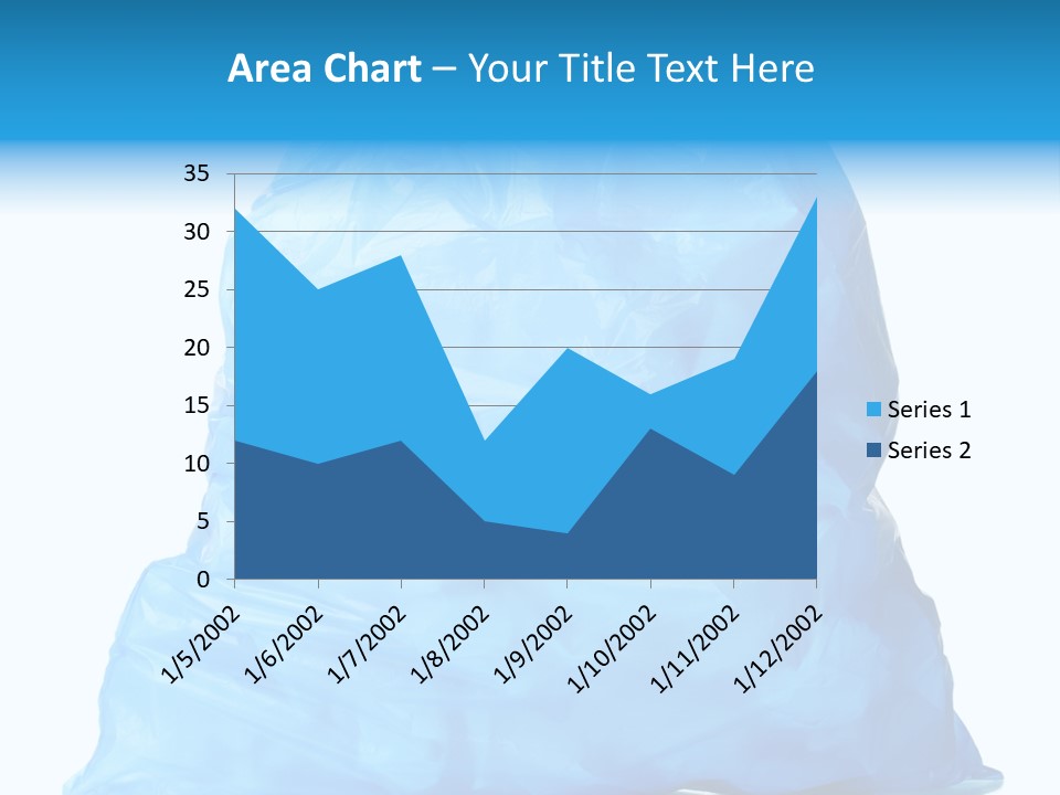 Trashbags Bin Junk PowerPoint Template