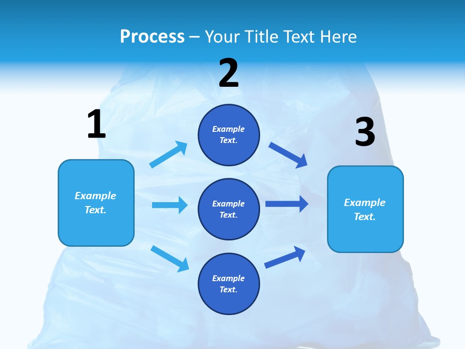 Trashbags Bin Junk PowerPoint Template
