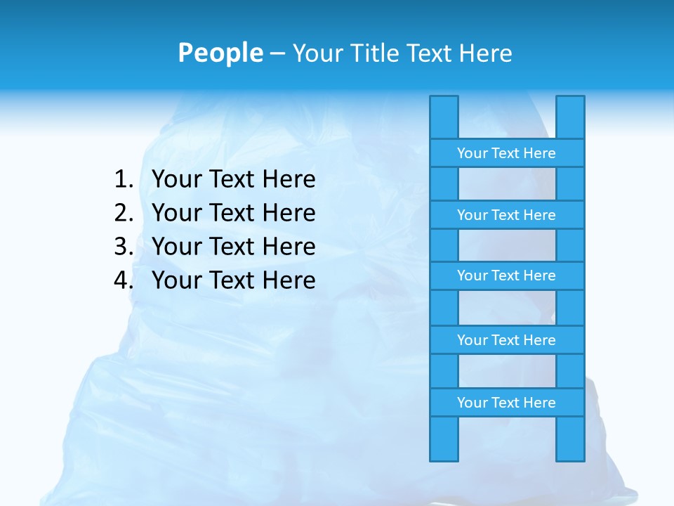 Trashbags Bin Junk PowerPoint Template