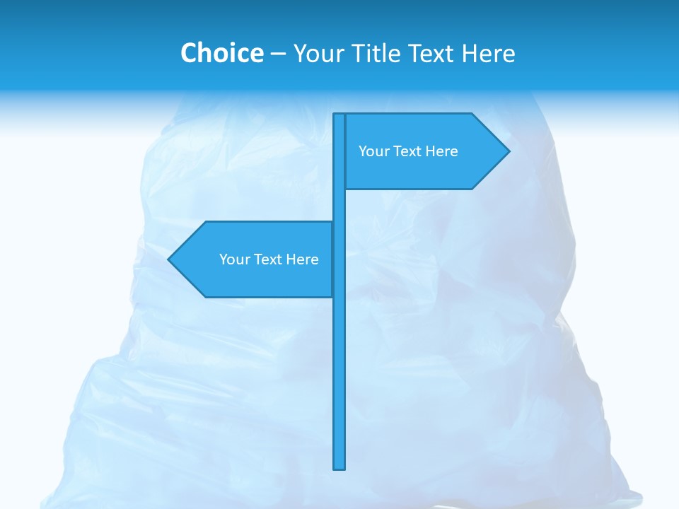 Trashbags Bin Junk PowerPoint Template