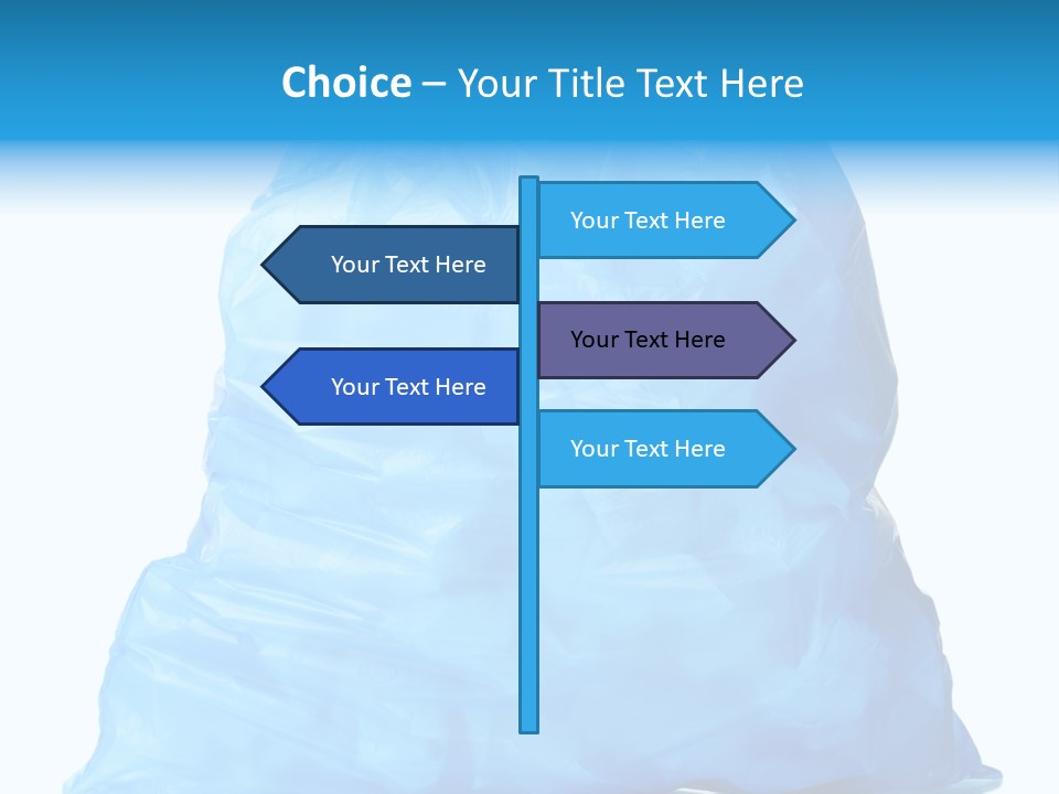 Trashbags Bin Junk PowerPoint Template