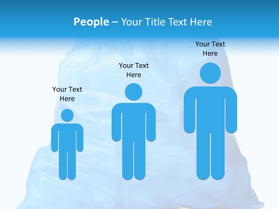 Trashbags Bin Junk PowerPoint Template