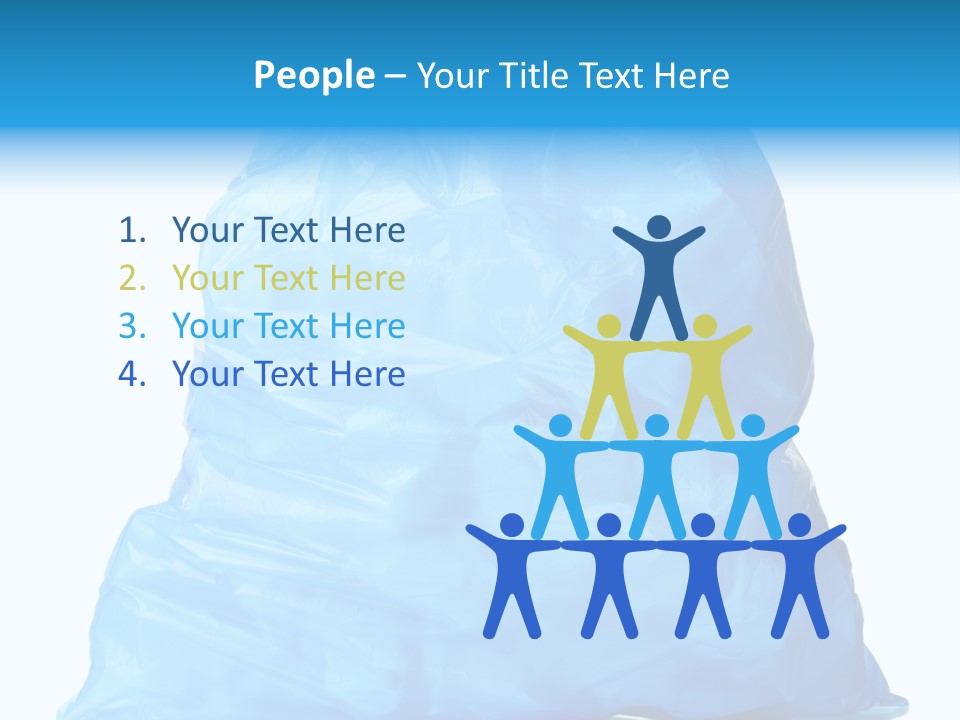 Trashbags Bin Junk PowerPoint Template