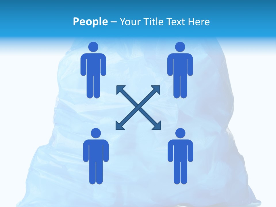 Trashbags Bin Junk PowerPoint Template