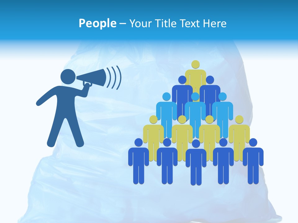 Trashbags Bin Junk PowerPoint Template