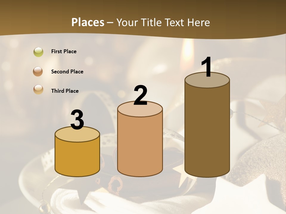 Silver Festive Dinner Table PowerPoint Template