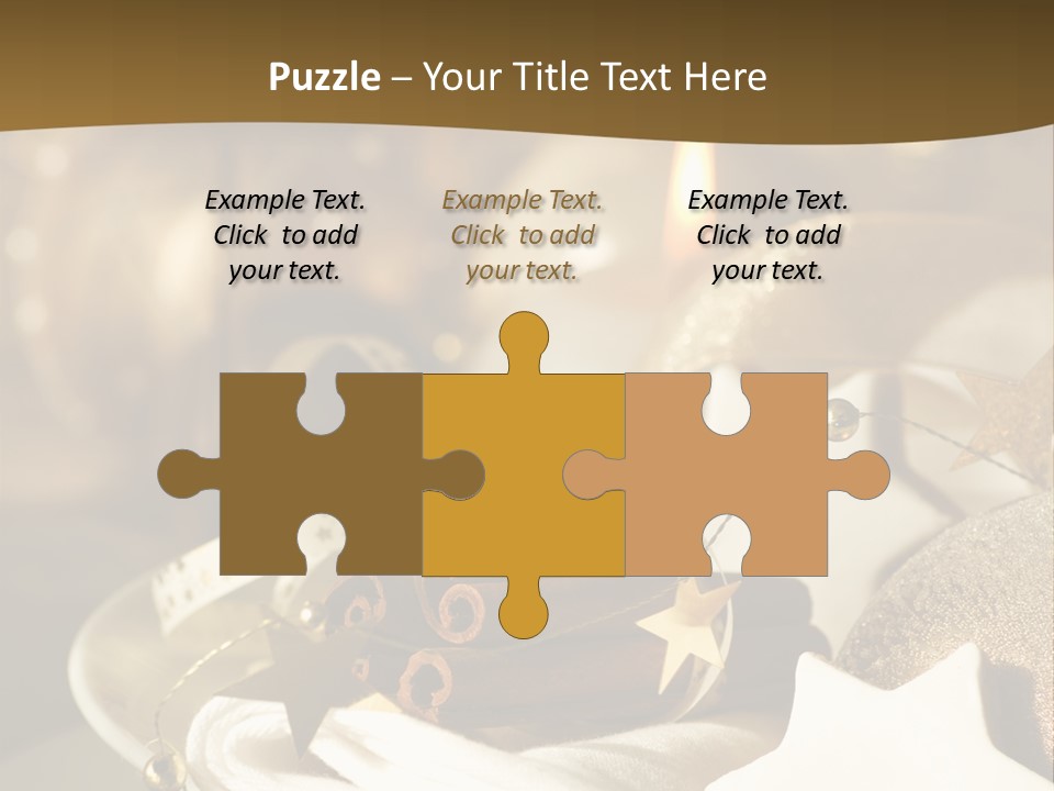 Silver Festive Dinner Table PowerPoint Template