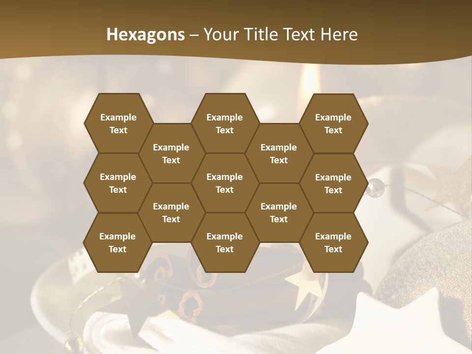 Silver Festive Dinner Table PowerPoint Template