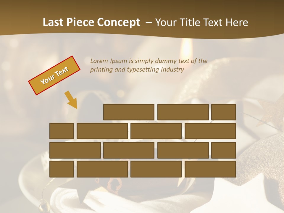 Silver Festive Dinner Table PowerPoint Template