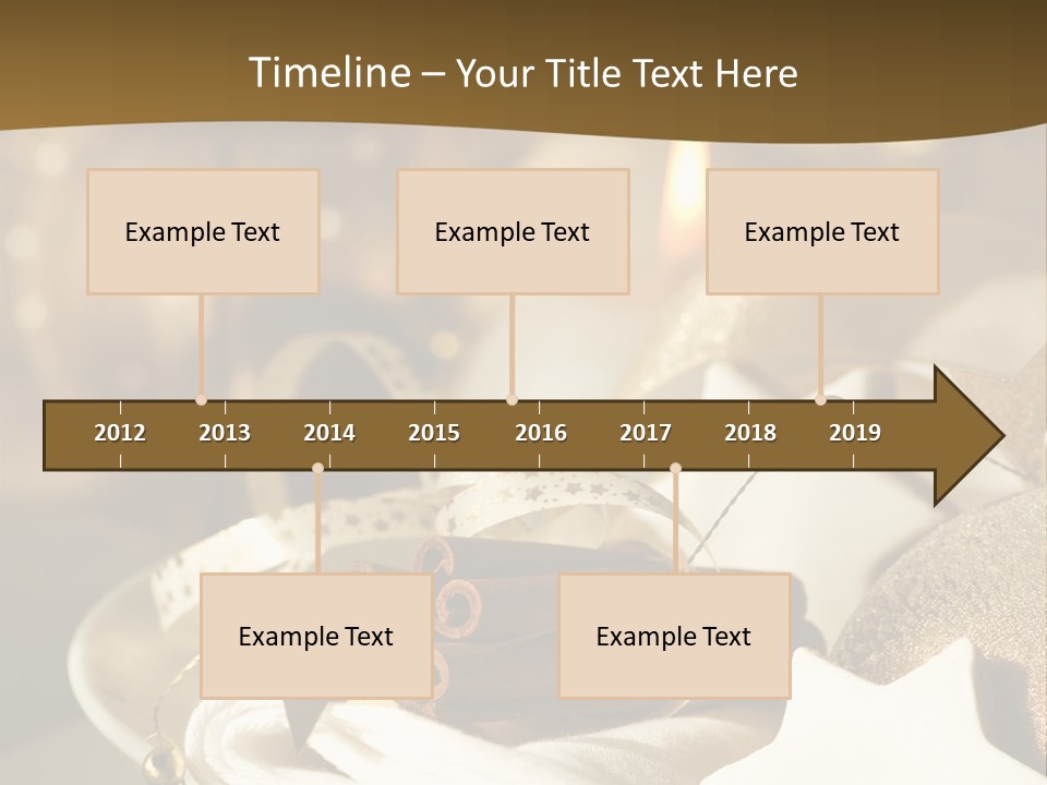 Silver Festive Dinner Table PowerPoint Template