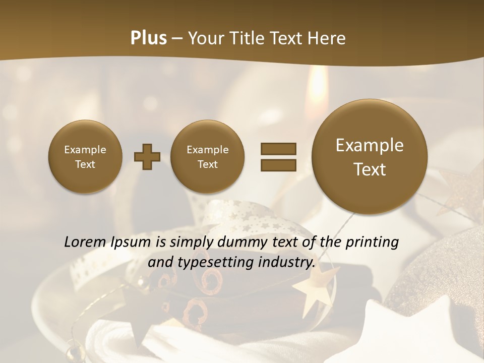Silver Festive Dinner Table PowerPoint Template