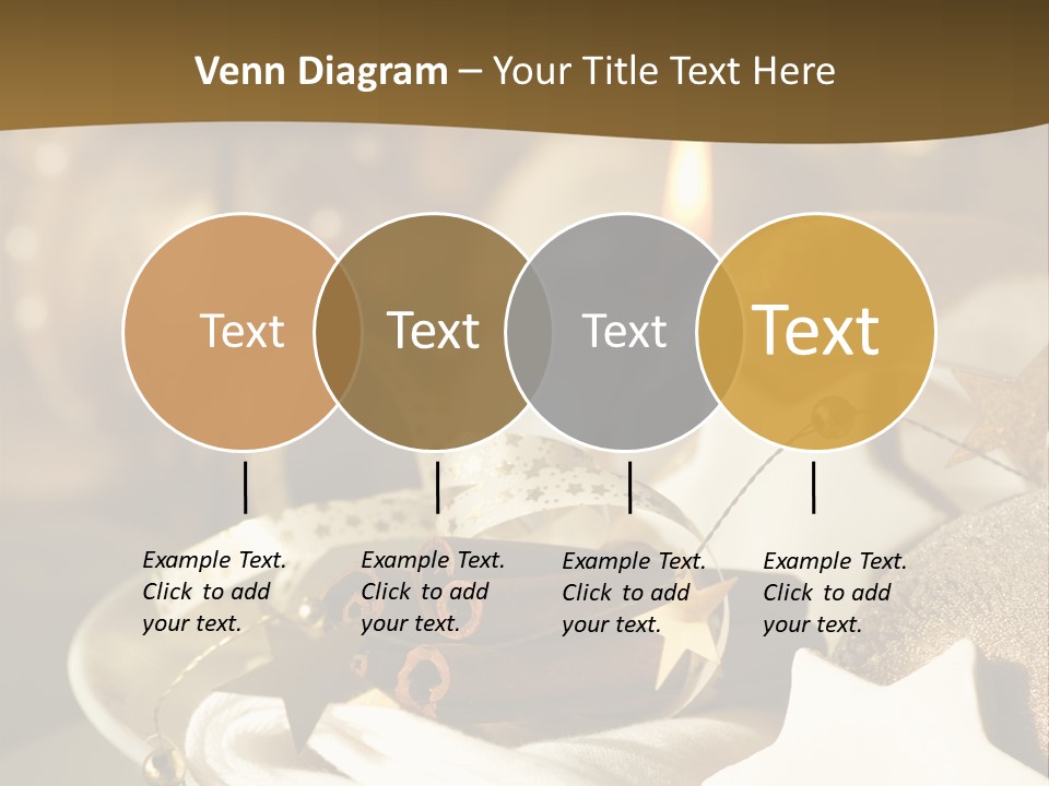 Silver Festive Dinner Table PowerPoint Template