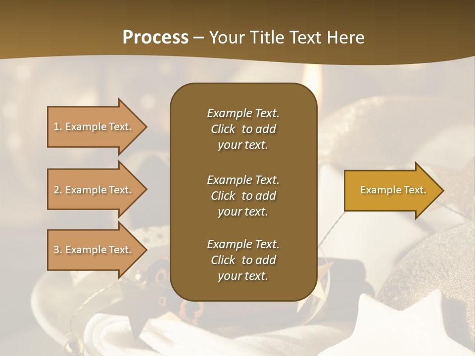 Silver Festive Dinner Table PowerPoint Template
