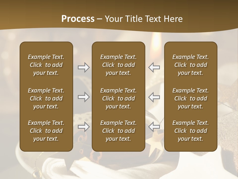 Silver Festive Dinner Table PowerPoint Template