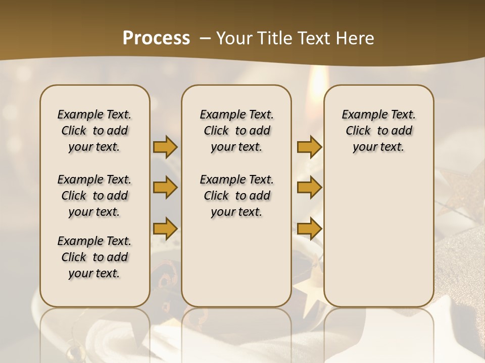 Silver Festive Dinner Table PowerPoint Template
