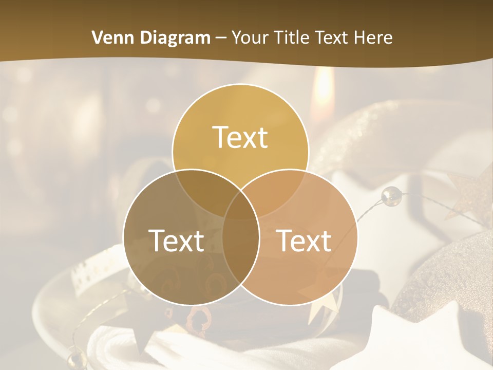 Silver Festive Dinner Table PowerPoint Template