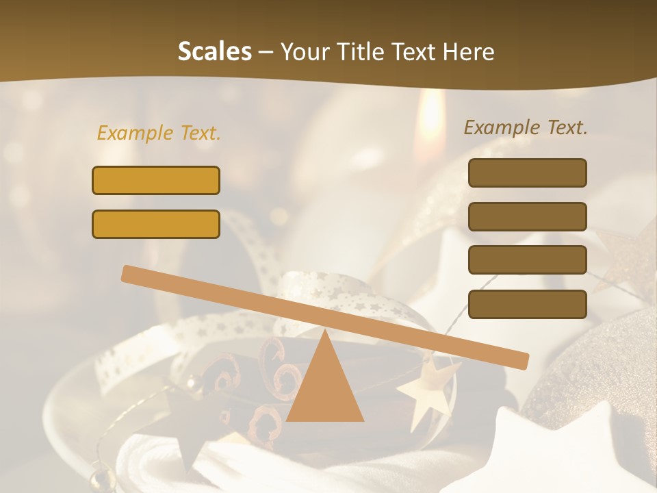 Silver Festive Dinner Table PowerPoint Template